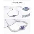 Top-Qualität Luxus 100% 925 Sterling Silber The Eyes Of Devil Link Armband für Frauen Edlen Schmuck Geschenk